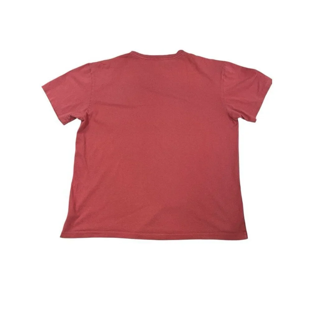 Polo Ralph Lauren Mens Size Large Classic Fit V Neck T Shirt Spring Red